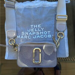Marc Jacobs Jelly Glitter Snapshot Crossbody Camera Bag